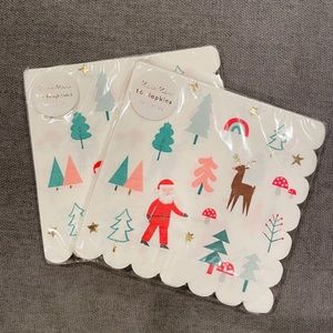 New Meri Meri Christmas Napkins (2 packs)